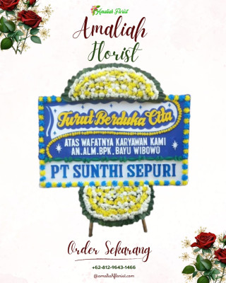 Papan Bunga Duka di Helvetia Tengah