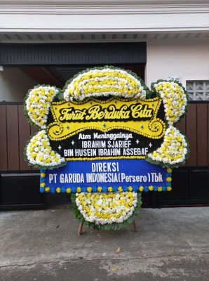 Papan Bunga Duka di Helvetia Tengah