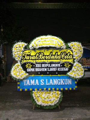 Papan Bunga Duka di Helvetia Tengah